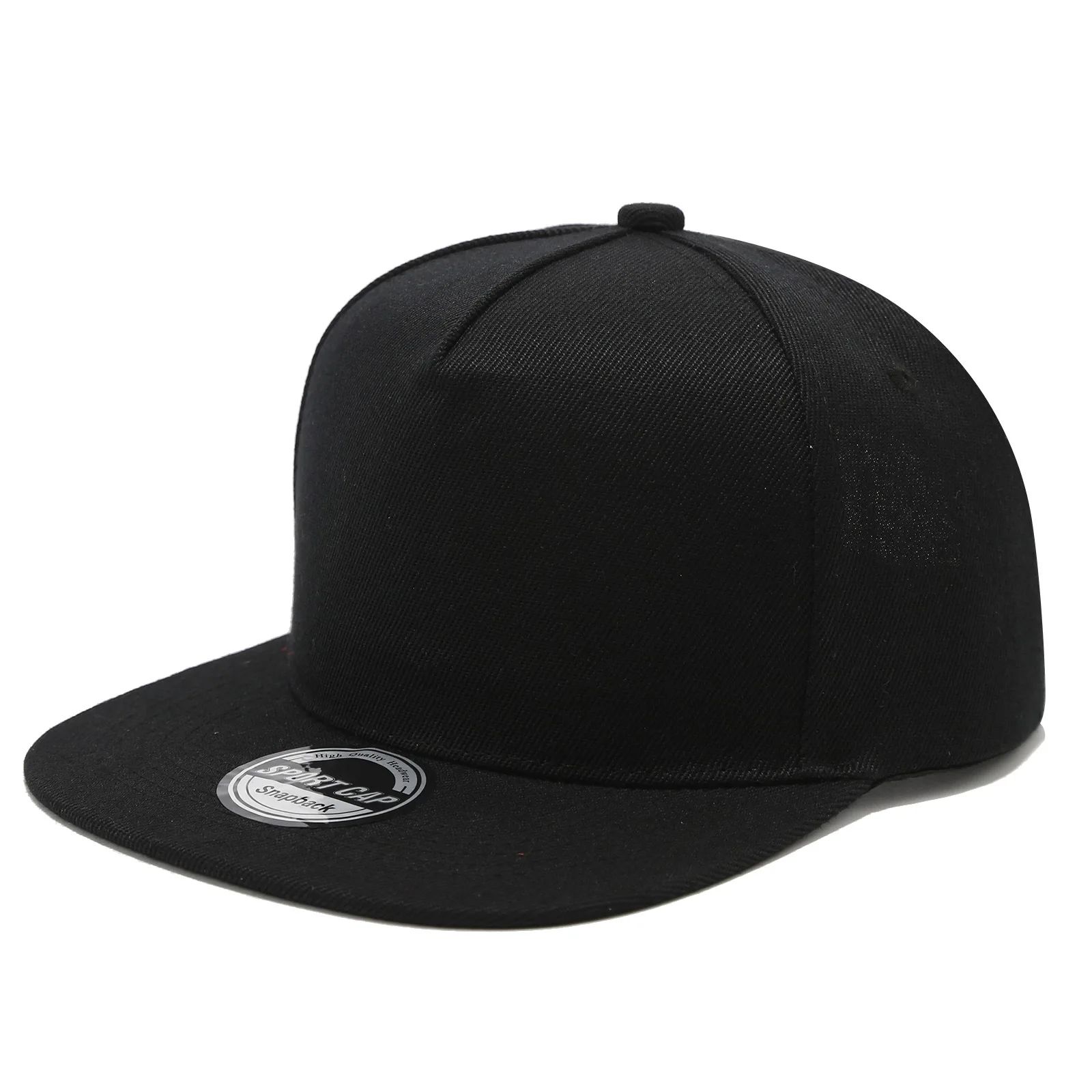 The Korean-Style Simple Smooth Plate Solid Color Flat Brim Baseball Cap Is Suitable for Stage Performances of Hip-Hop