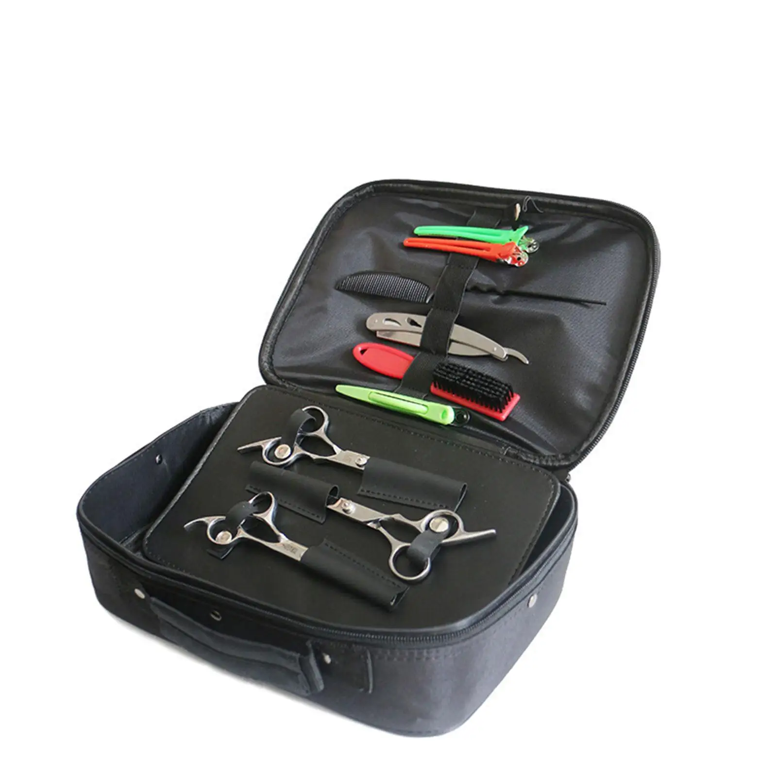 Barber Tool Box Hair Salon Equipment Hairdresser Bag Cosmetics Bag for Toiletries Grooming Hairpins Styling Supplies Makeup Tool