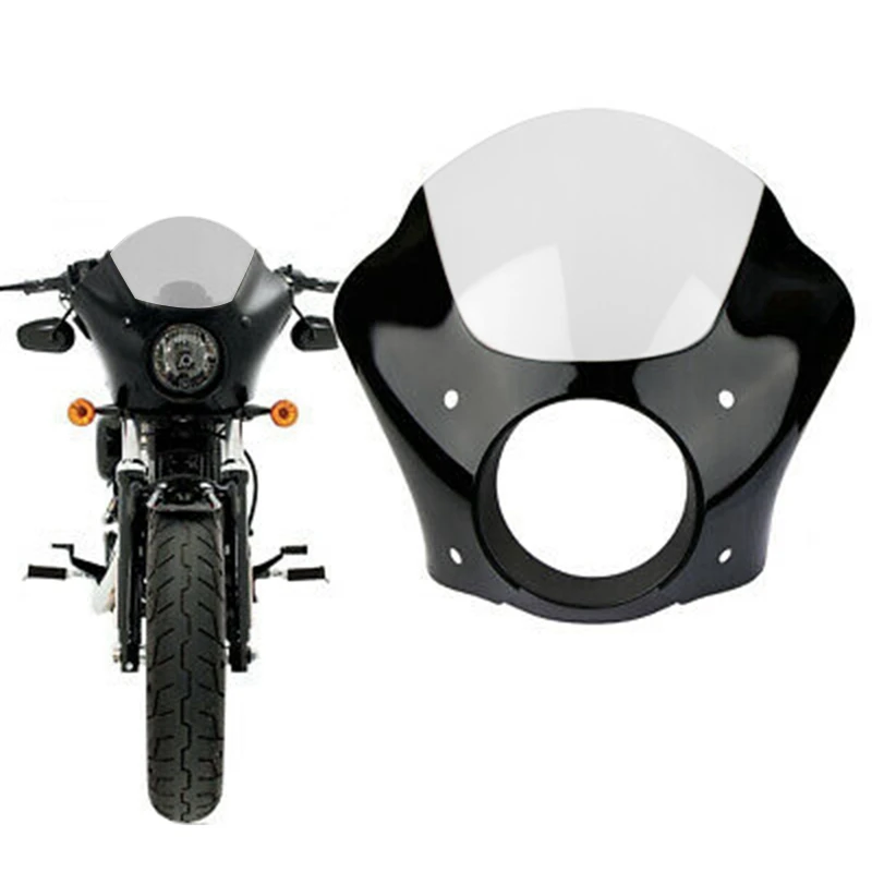 Motorcycle Headlight Shroud Windshield Big Hood Fairing Motorcycle Accessories Suitable For Sportster XL 883 1200