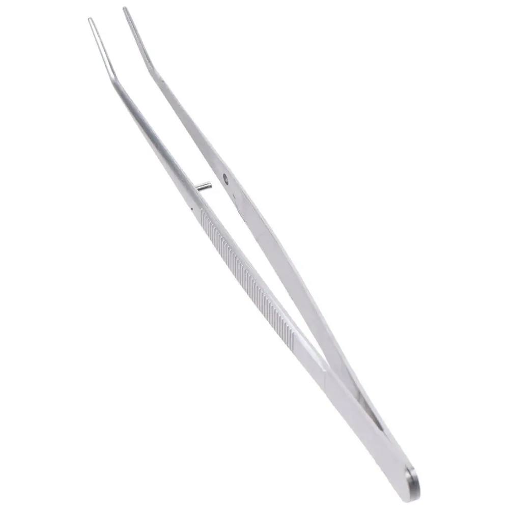 Pinzas curvadas de acero inoxidable para máquina de coser, herramienta de reparación multiusos para manualidades, alta calidad