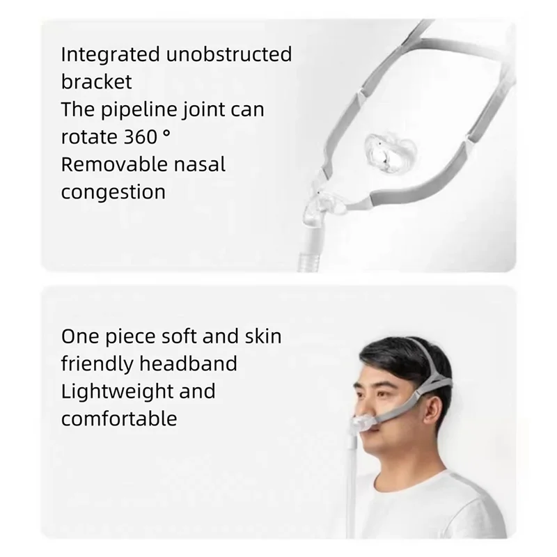 

【B07R】CPAP Mask YP-01 Nasal Pillow Case Headgear S M L Cushions For Snoring Sleep Helper