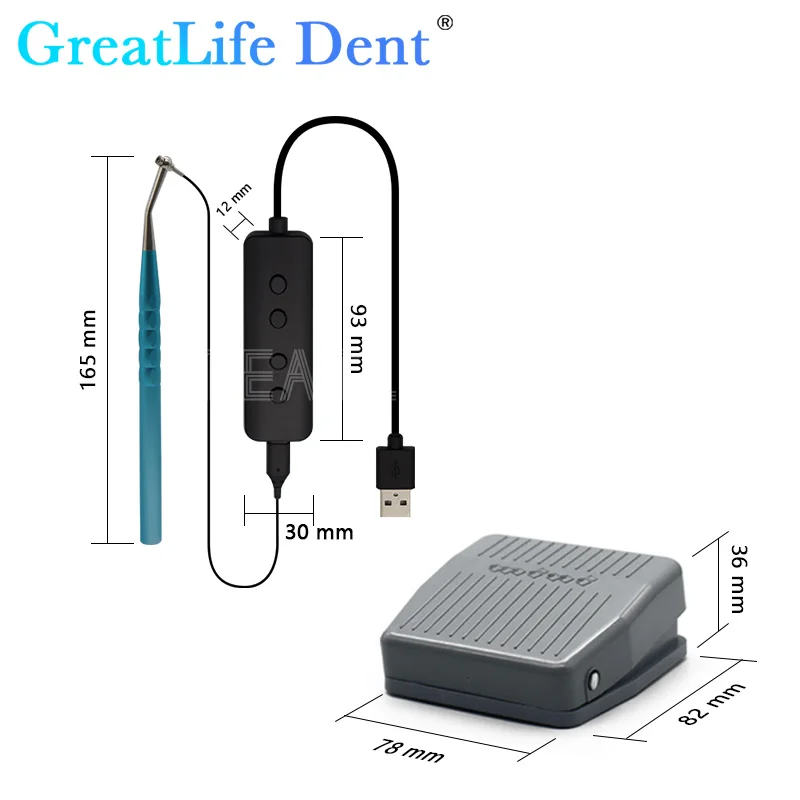 GreatLife Dent ทันตกรรม Micro Intra-Oral กล้อง Real Time WiFi 24 นิ้ว Visual Root Canal Removal/กระจก/Endo มอเตอร์