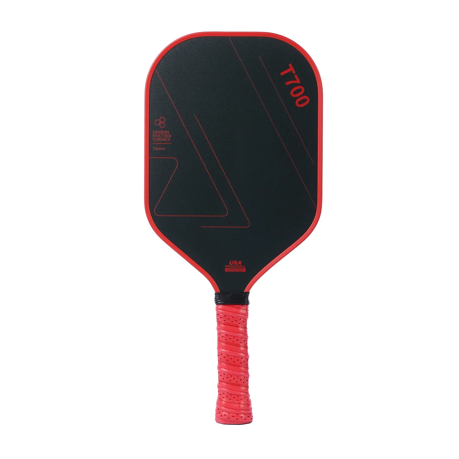 T700 Carbon Fiber Pickleball Paddle Carbon Friction Surface 16mm Polymer Honeycomb Core Enhanced Power&Spin&Control Dropship