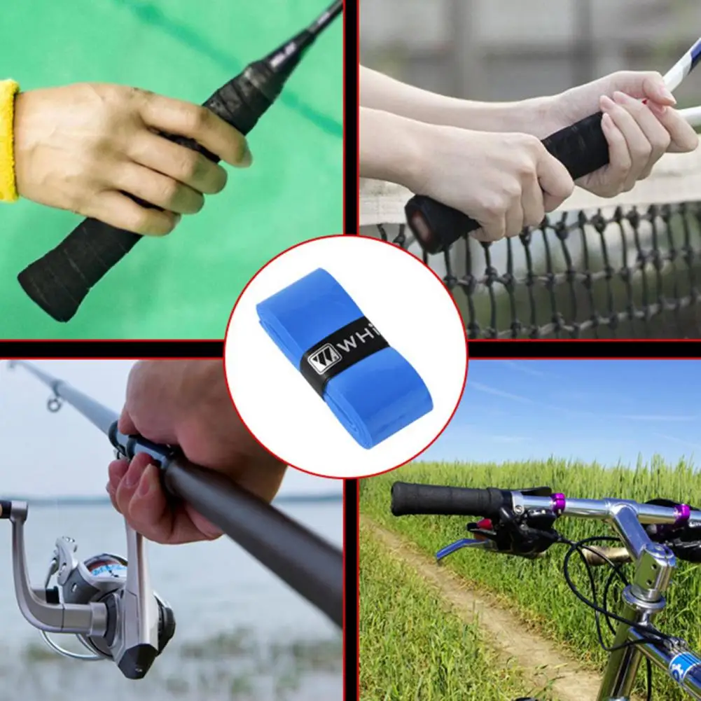 Fita adesiva para raquete de tênis, alta elasticidade, antiderrapante, absorvente de suor, fita overgrip, acessórios esportivos