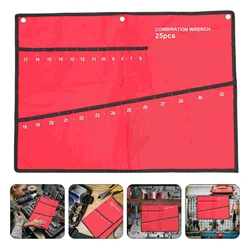 Bolsa con llave, Kit de herramientas, herramientas, bolsa, contenedor de almacenamiento portátil, bolso, bolsa de reparación de lona, organizador de kit de herramientas