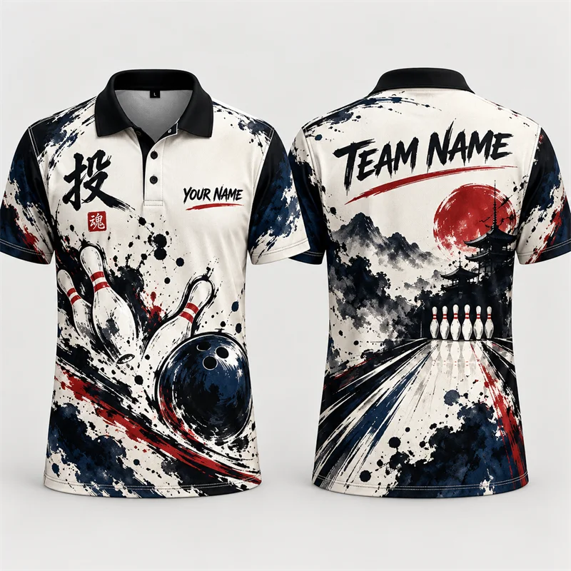 Custom Bowling Polo Shirt Pers - đánh giá và giá Short Sleeve Bowling Shirt Retro