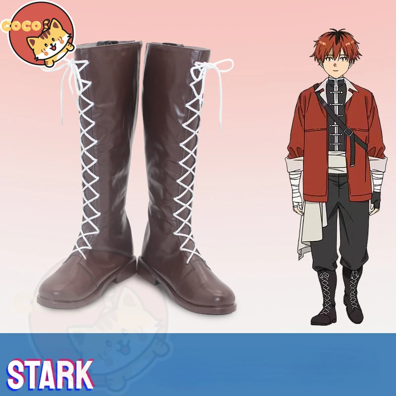 

Frieren Stark Cosplay Shoes Anime Frieren: Beyond Journey's End Stark Cosplay Boots Unisex Role Play Any Size Shoes CoCos