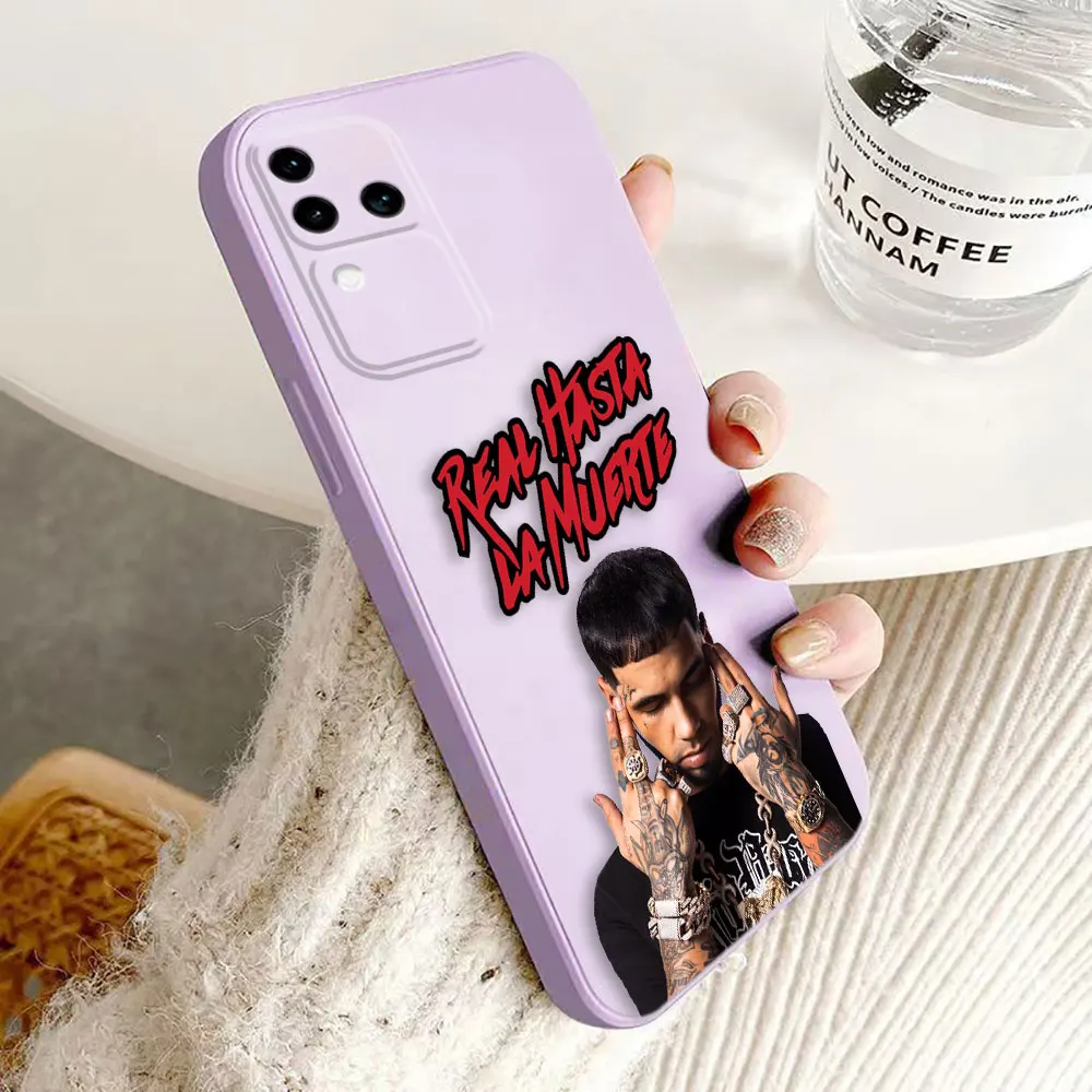 Anuel Aa Real Hasta La Muerte Phone Case For VIVO S1 S16 V15 V17 V20 V20ES V21 V23E V25 V27 V27E V29 V29E V30 V30E PRO PV23 5G