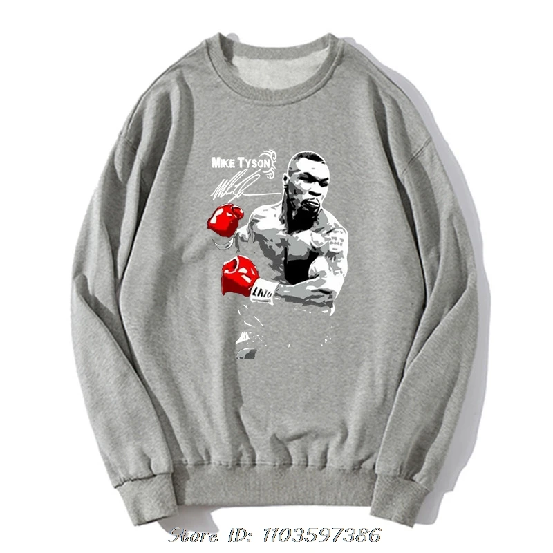 Mike Tyson Boxing Retro Boxing Hoodie Funny Retro Cotton Sweatshirt Gift Men's Oversized Clothing Graphic Tops streetwear