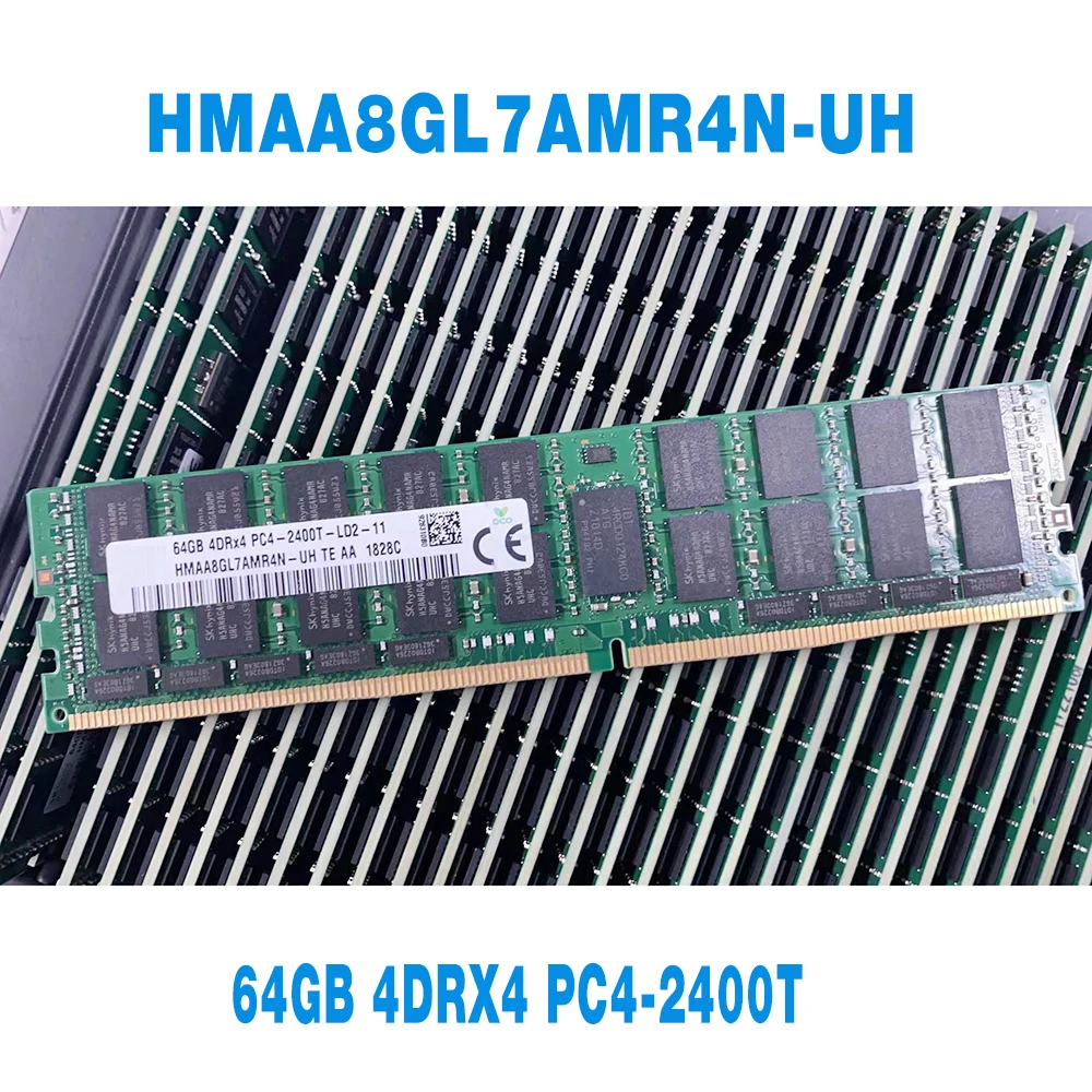 1PCS For SK Hynix  Memory RAM 64G 64GB 4DRX4 PC4-2400T HMAA8GL7AMR4N-UH