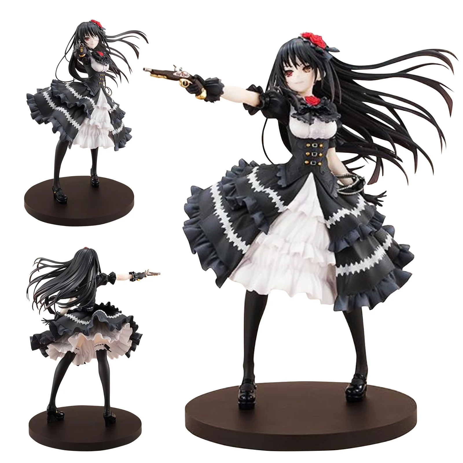 

Anime Tokisaki Kurumi figure Tokisaki Kurumi action figures Tokisaki Kurumi figurine Doll PVC Model Toy Collection Statue Gifts