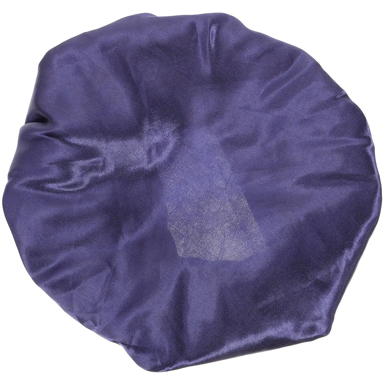 

Silk Bonnet Hat Women Blue Chemotherapy Bath Sleep Cap Reusable Durable Wrap Protect Bed Pillow Home Use