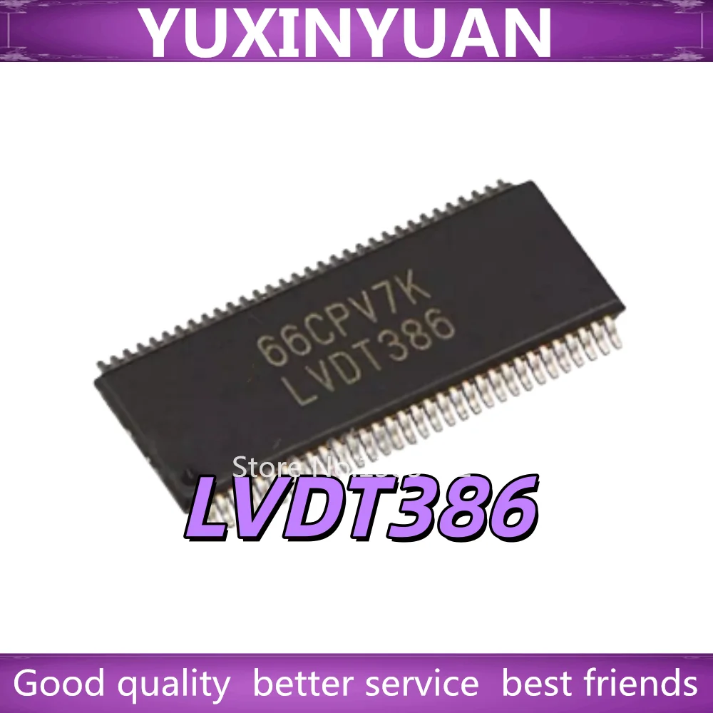 

2PCS Original SN65LVDT386DGGR TSSOP64 Silkscreen LVDT386 LVDS High Speed Differential Line Receiver Chip 16 Channel