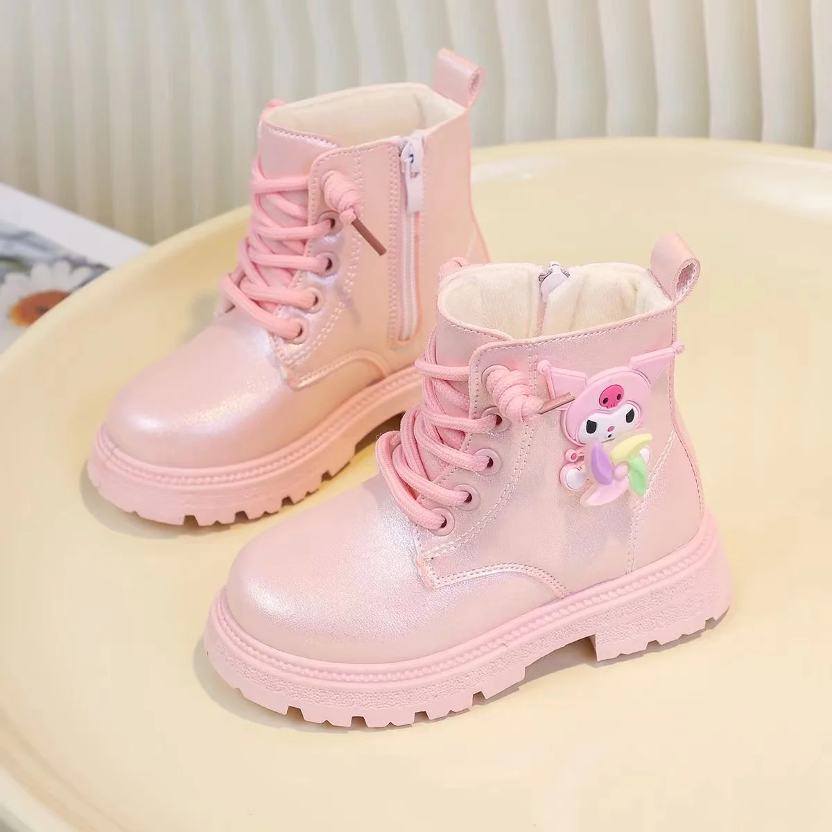 real photos Kuromi 2024 New plus size Branded For Female Students Soft Girl chid Canvas Shoes kids children's Casual shoes boots