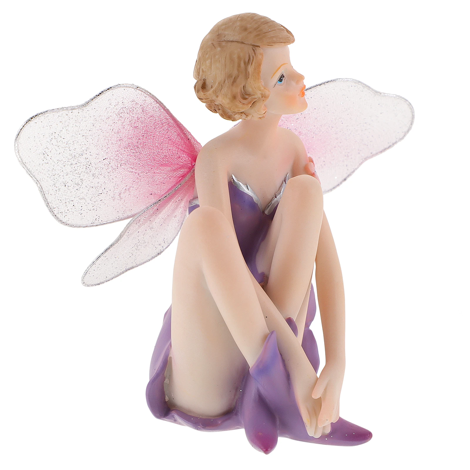 

Resin Statue Fairy naments Creative Adorable Figurines Home Car Decor Elegant Colorful Detailed Realistic Craft Gifts