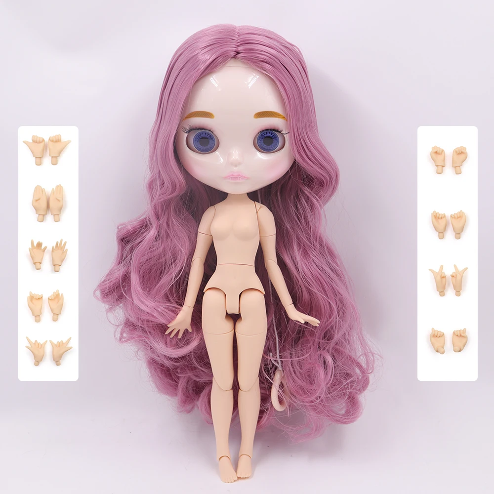 ICY DBS Blyth Doll 1/6 Joint Body 30CM BJD toys Natural shiny face with extra hands AB DIY Fashion Dolls girl gift image 3
