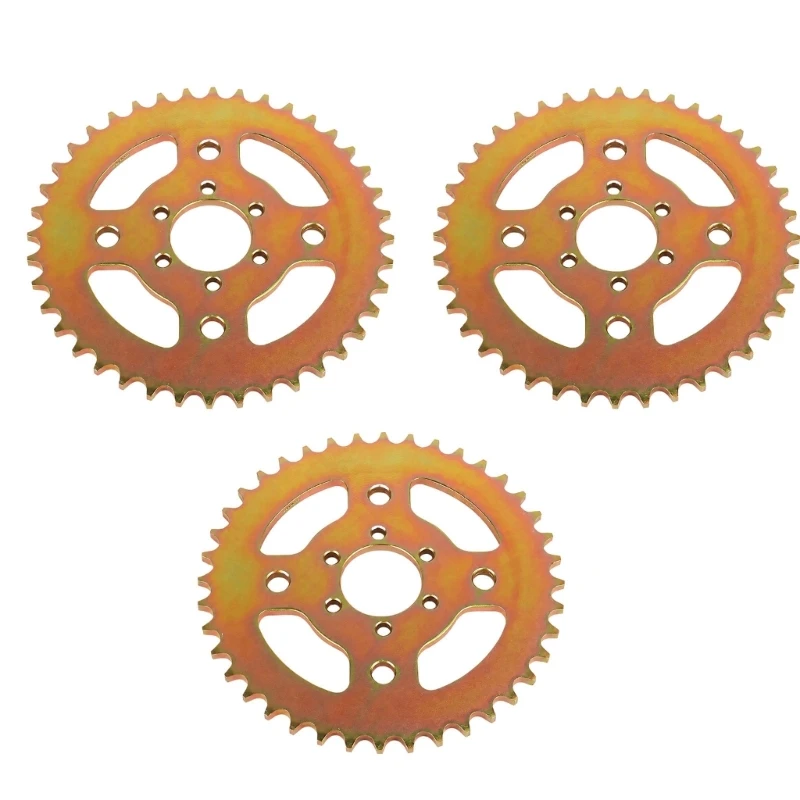 High-Speed Fine-Blanked Metal Rear Sprocket with 6-Hole Pattern for 420 Chain Drive Rear Drivetrain Replacement H8WE