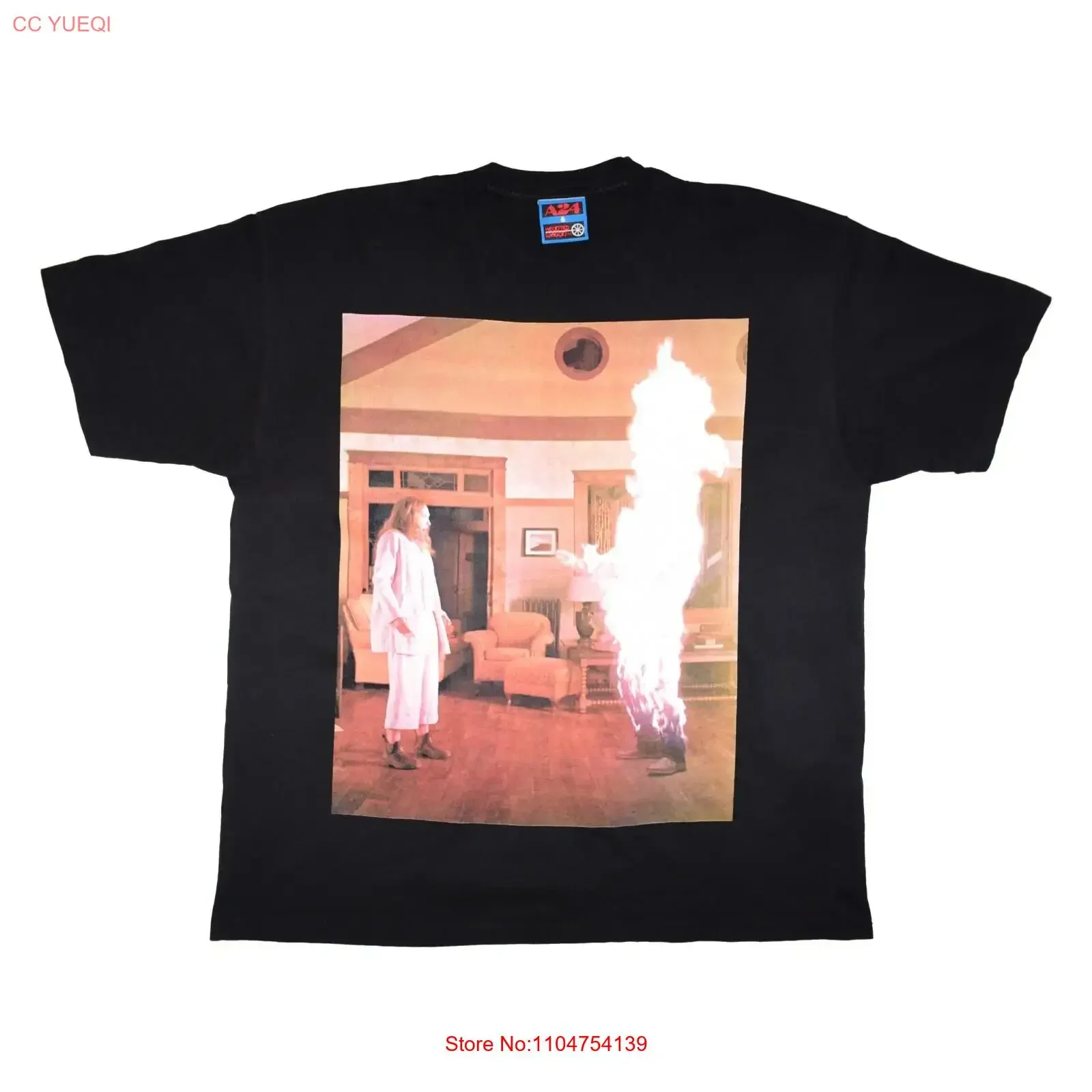 Online Ceramics x A24 Hereditary Burned Mind T Shirt RARE SIZE 2XL MINT CONDITION vintage Washed Casual Unisex graphic Slightly