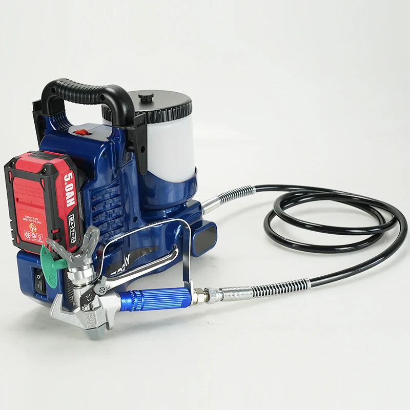 Large Range Of Customisable High Power 500W Portable Plunger Type Lithium Sprayers With Six Speed Voltage Regulation.