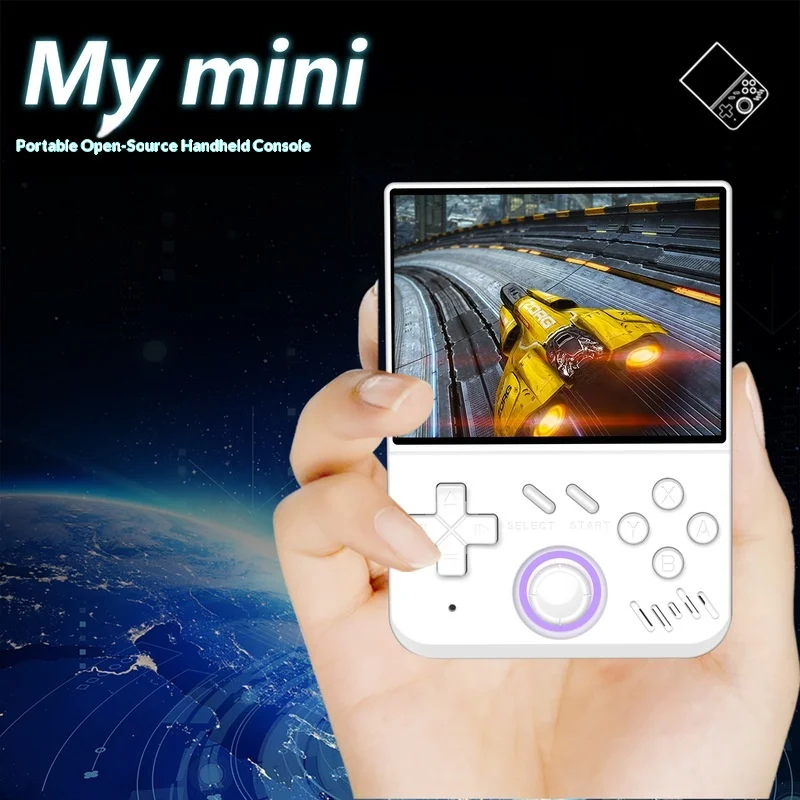 

Моя мини-портативная игровая консоль с открытым исходным кодом, 3,5-дюймовый HD-экран с узкой рамкой, поддержка классических игр PSP и GBA для геймеров.