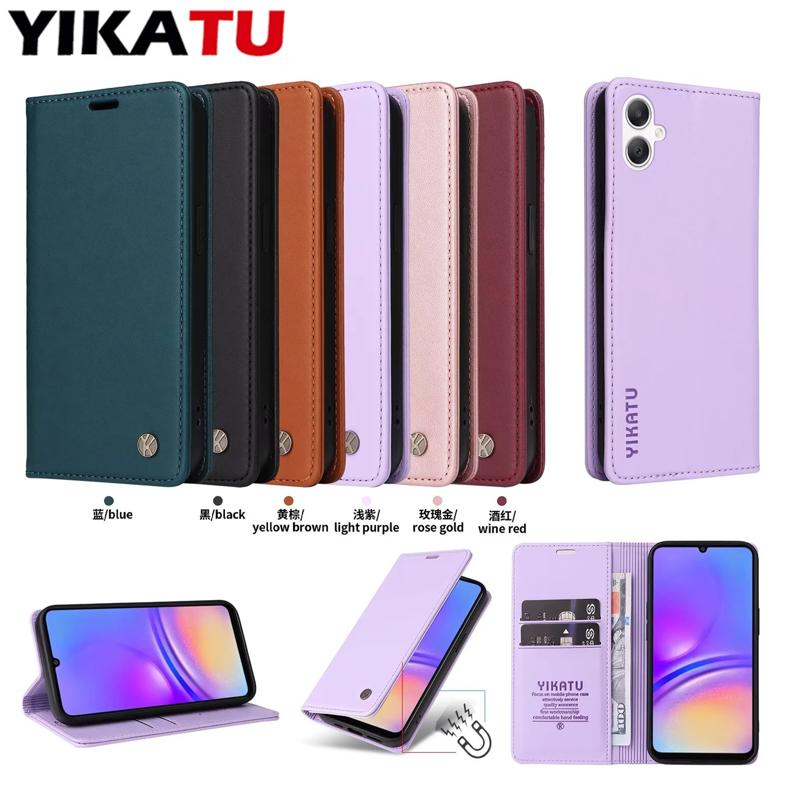 

Чехол-кошелек с подставкой для Samsung Galaxy S30 Ultra S26 Plus S25 Edge 5G S24 S23 S21 S20 FE 4G, магнитный чехол-подставка для телефона