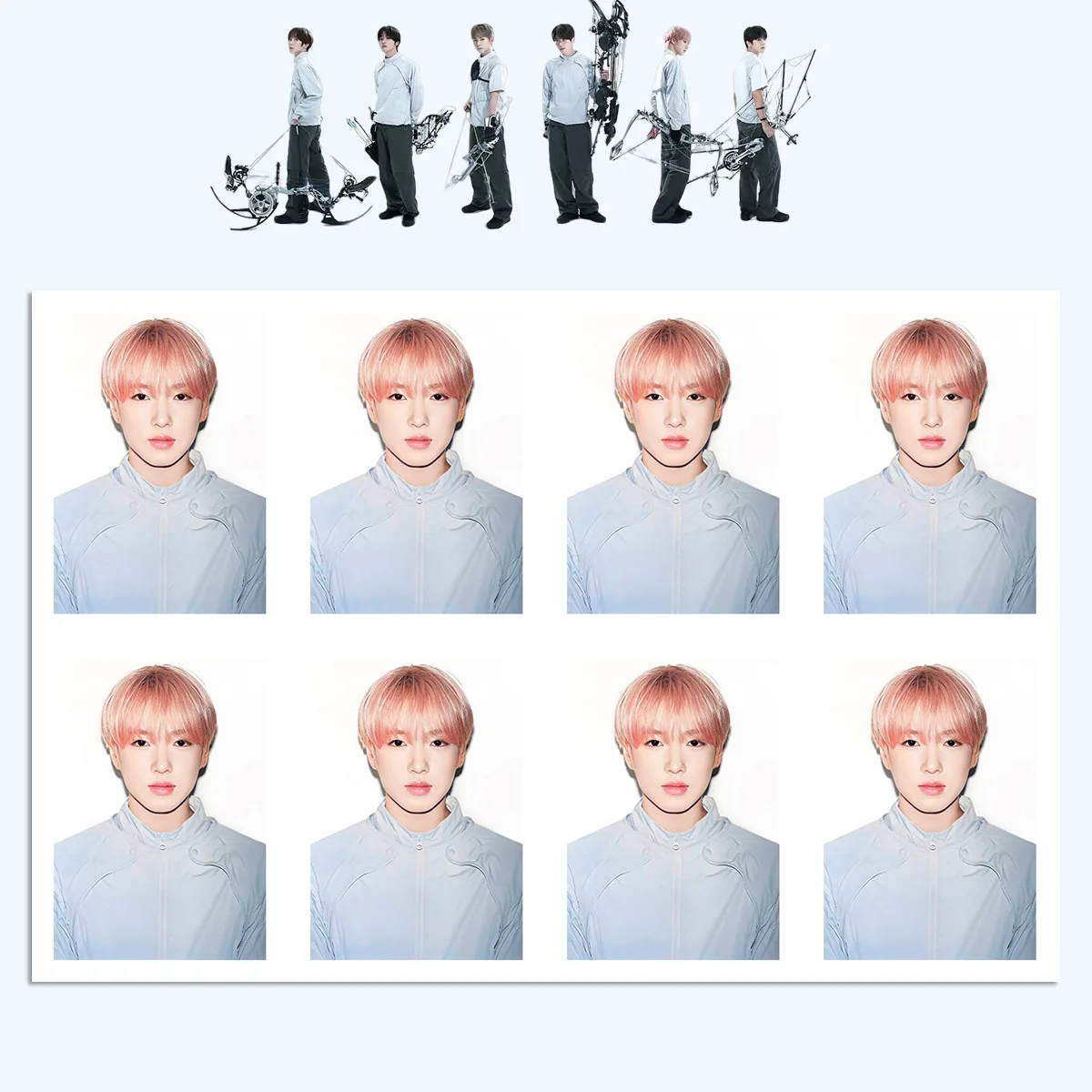 بطاقات صور Kpop N-Wish مقاس 1 بوصة بطاقات صور معرف SION RIKU YUSHI JAEHEE RYO SAKUYA بطاقات جمع المعجبين