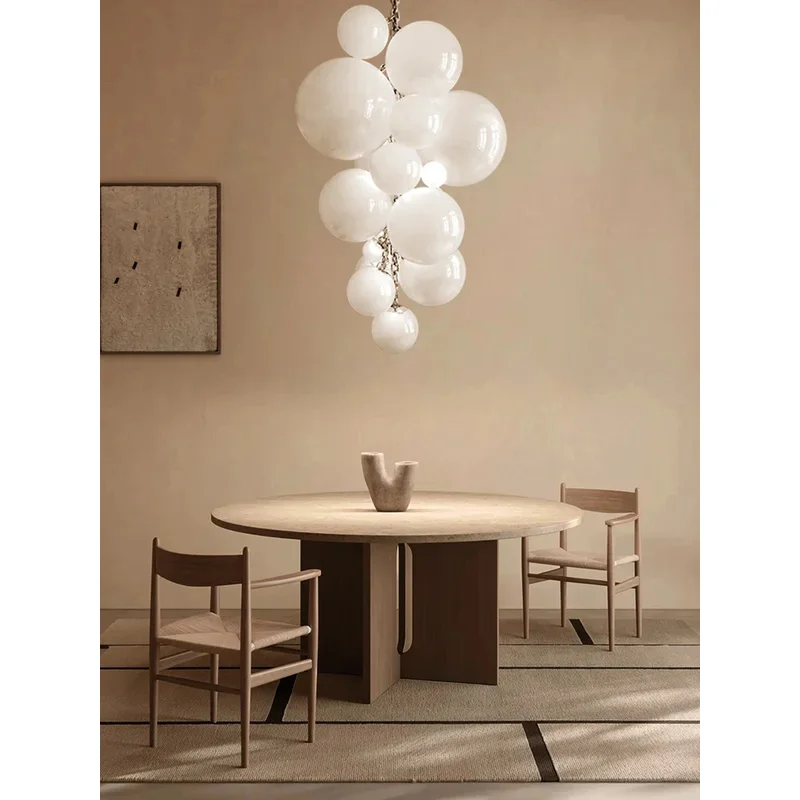 

European Multicolor orange purple glass grape ball Pendant Lighting,Lustre Fixture Pendant Lampara for Restaurant Living Room