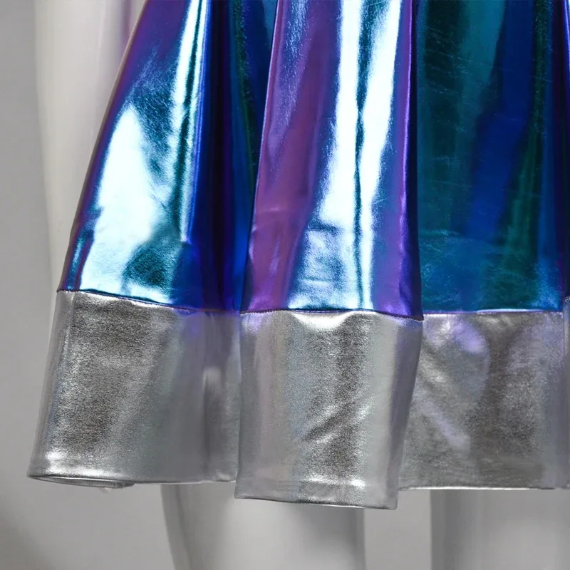 New Women's Alien Role-Playing Dress Sequins Cheerleading Dance Ballet Dress Ladies Clothes Party Dresses with Headwear