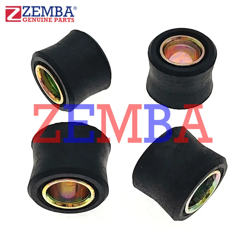 4PCS/SET M12 25*21*12MM MOTORCYCLE SCOOTER REAR SHOCK ABSORBER BUSHING RUBBER SLEEVE WHEEL DAMPER BUSH BUSHING