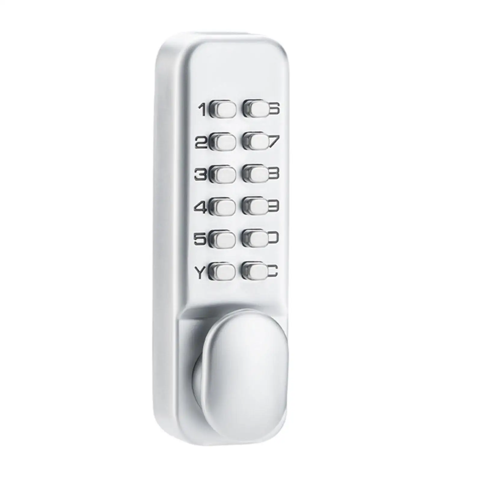 

Mechanical Keyless Door Lock Digital Code Push Button Lock Handle for Outdoor Iron Gate Home Security