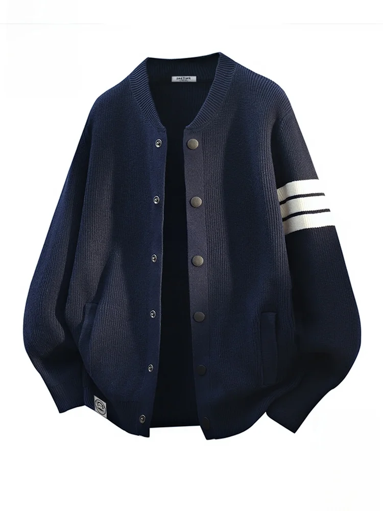 

PaulFrank Large-Mouth Monkey Striped Casual Knitted Loose Warm Outerwear Cardigan for Men Autumn Season Comfortable Sweatirt