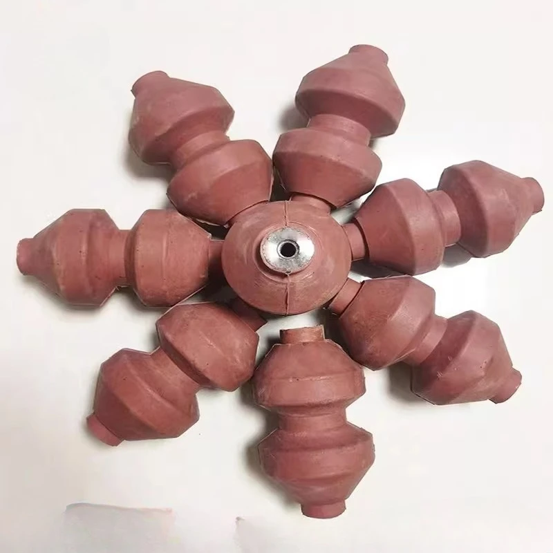 Vibrating screen oscillating pill rubber red oscillating bowl shock-absorbing pill ZS-800 hardware accessories