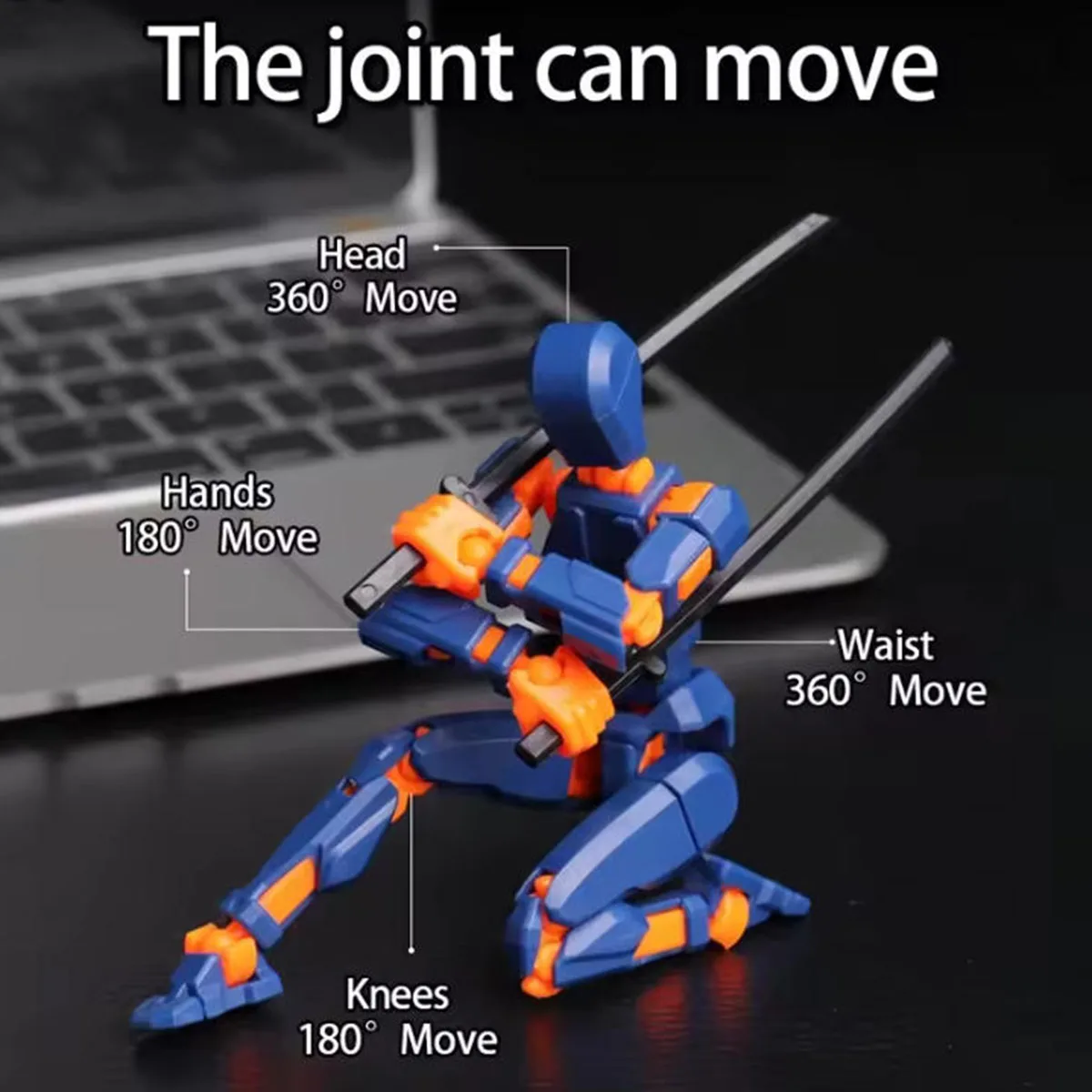 1pc montar articulações robô móvel robô bonecas brinquedos das crianças jogos ao ar livre decorações de mesa presentes brinquedos ornamentos de mesa