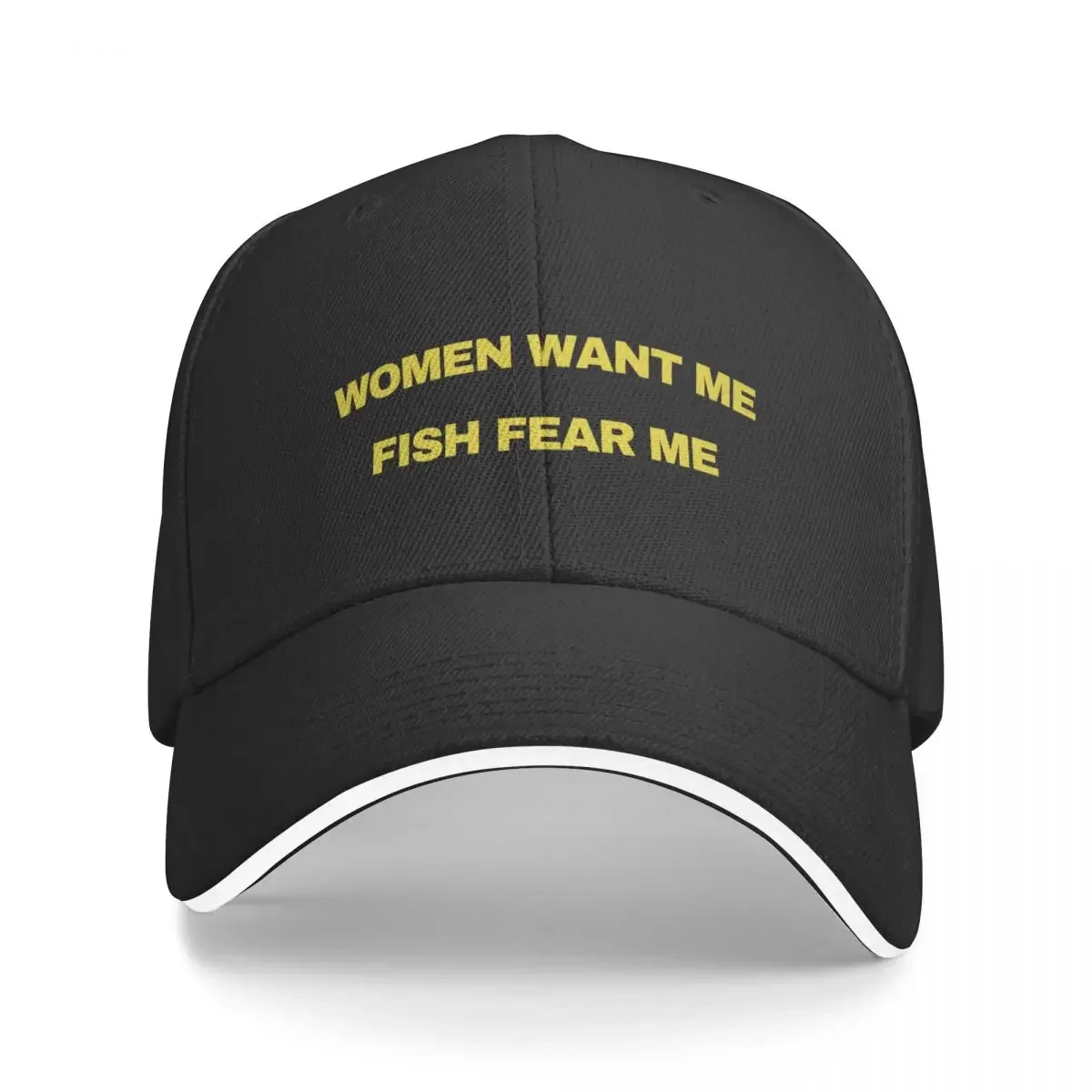 women want me fish fear me Baseball Cap Wild Ball Hat New In The Hat Hat Beach Golf Man Baseball For Men Women's