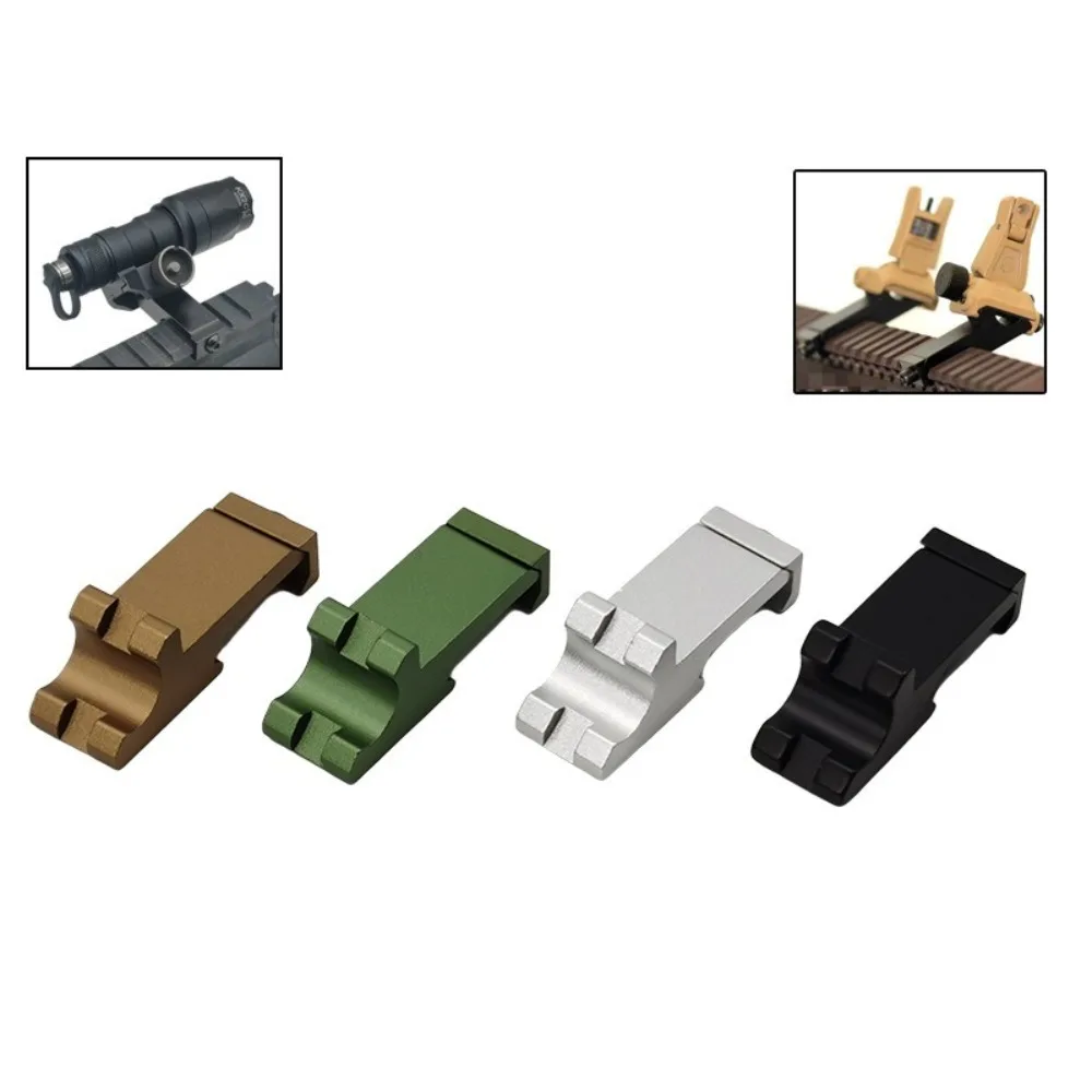 

Mini flashlight side bracket 45 inclined rail flashlight DD/PRO/KAC machine aiming side hanging 20mm aluminum alloy guide rail
