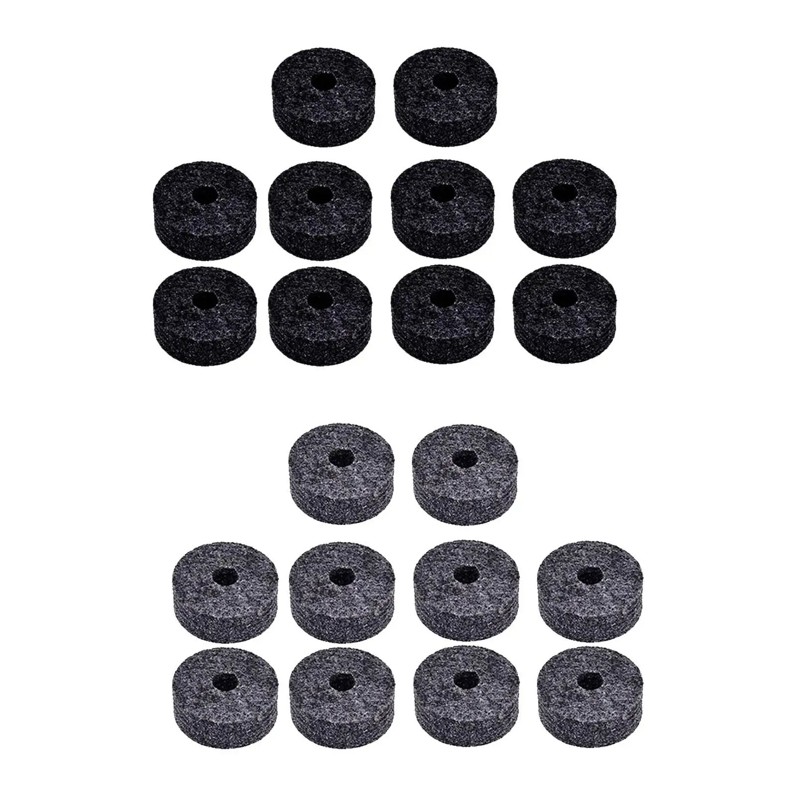 10 buah Cymbal Stand Felts Aksesori pengganti simbal untuk Set Drum aksesori