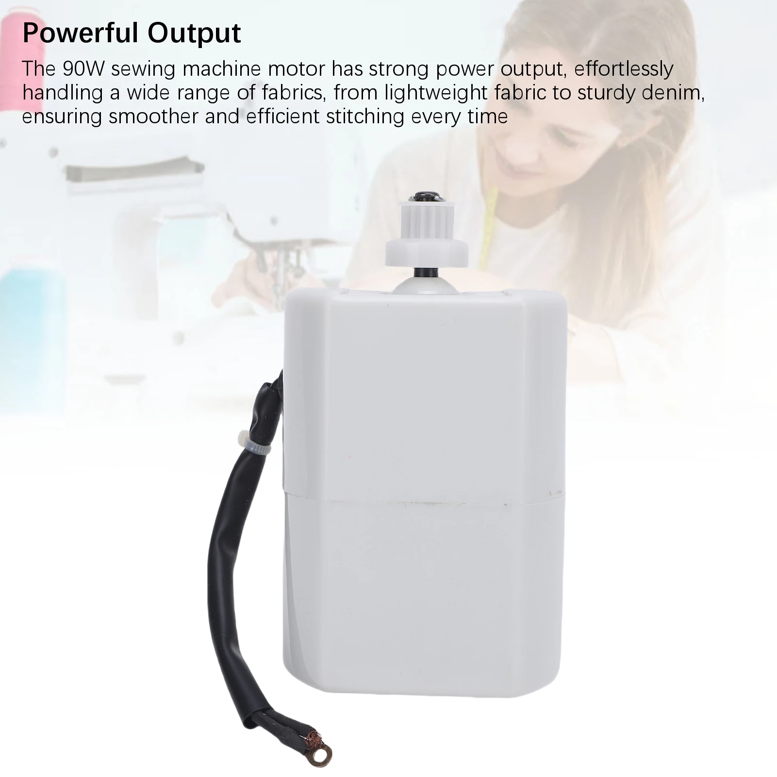 

Home Sewing Electric Motor Advanced Circuit 5500RPM Versatile Usage 90W Sewing Machine Motor Wide Compatibility for Hemming