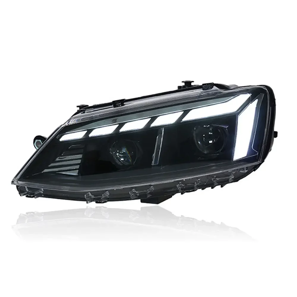 

Car Headlight for Volkswagen Jetta 2012-2018 headlight assembly modified with LED lens flow light turning daytime running lights