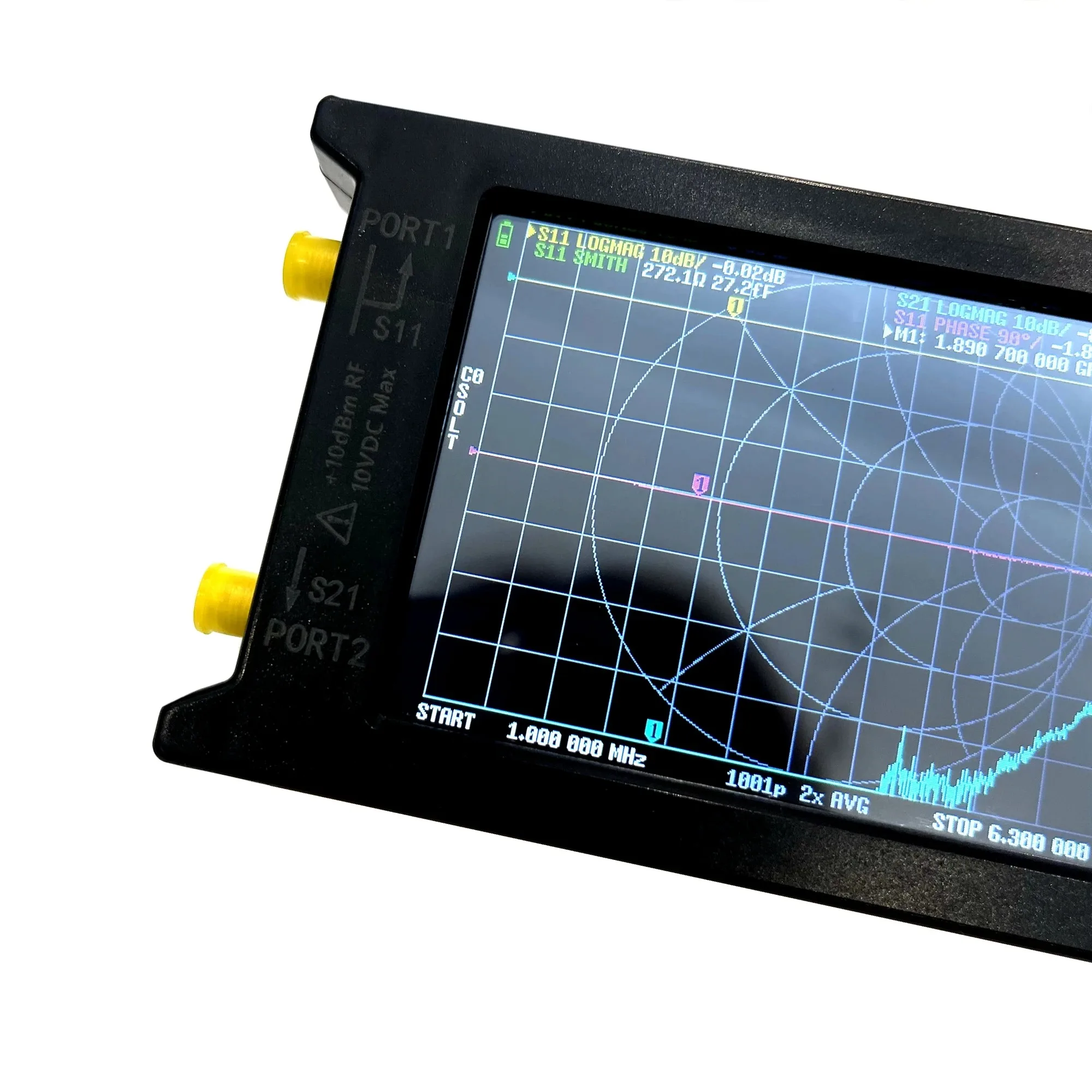 Zeenko 50kHz ~ 6.3GHz tinyVNA LiteVNA 64 4" Display Vector Network Analyzer HF VHF UHF Antenna