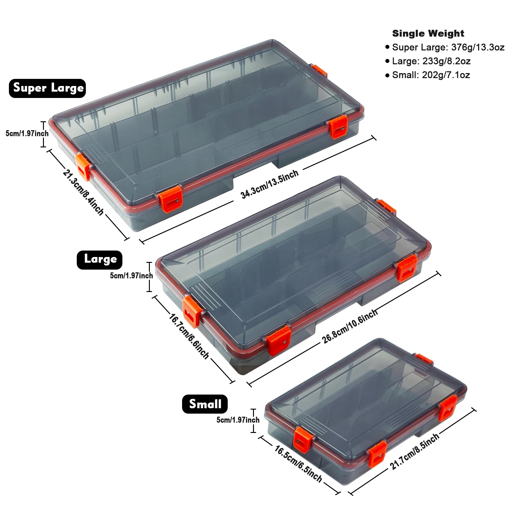 Caja de Aparejos Aventik Impermeable con Divisores Extraíbles - imagen 2