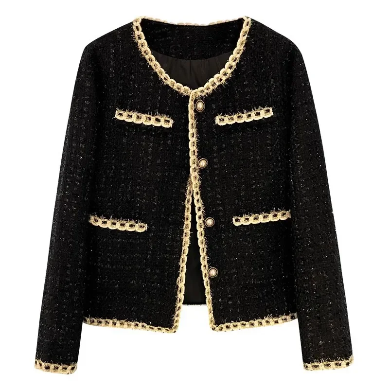 HZBW temperament small suit jacket, women's westernization and high-end sense new for spring and autumn 2024 season coats