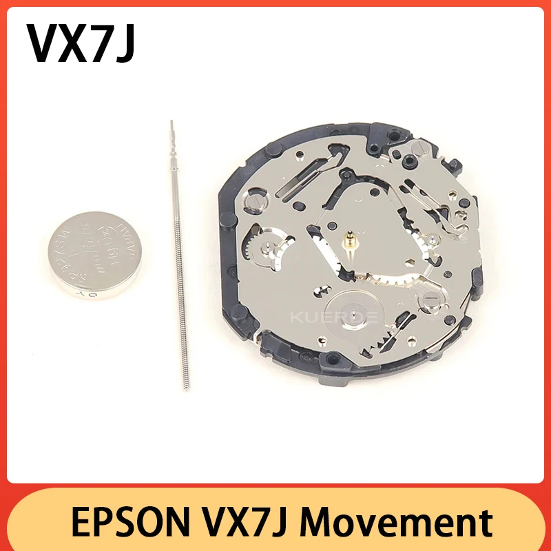 Giappone VX7J VX7JE movimento al quarzo 6 mani 3/6/9 piccolo secondo movimento dell'orologio accessori tempo di viaggio accurato con batteria