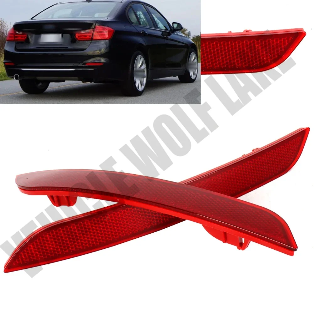 

For BMW F30 F31 F35 320i 325i 328i 335i 428i 435i 2012 2013 2014 2015 2pcs L+R Rear Bumper Reflector Light Lamp