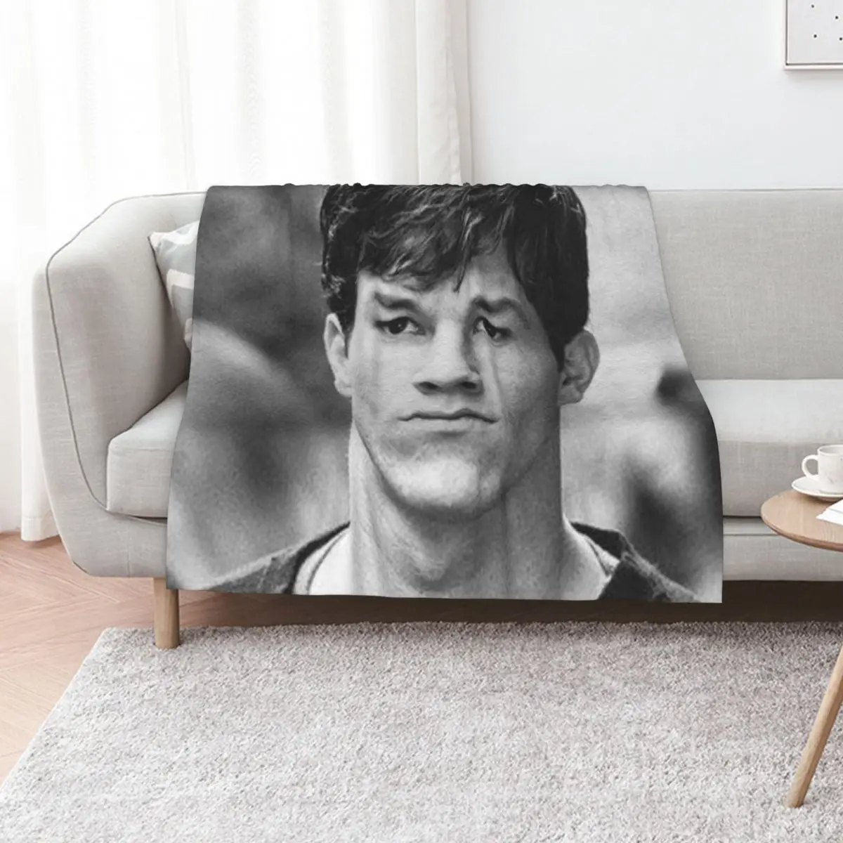 

mark wahlberg Throw Blanket Flannel Fabric Furrys Thin Blankets For Baby Blankets
