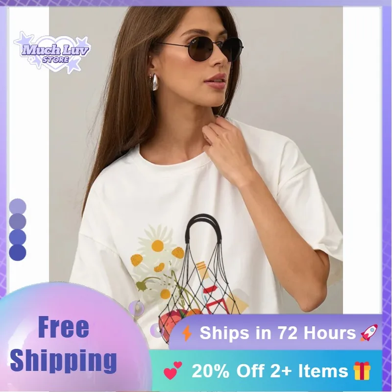 

Stylish Casual Printed Cotton T-Shirt for Men and Women Suitable for Summer Fashion Trend and Comfortable Short Sleeved Tops