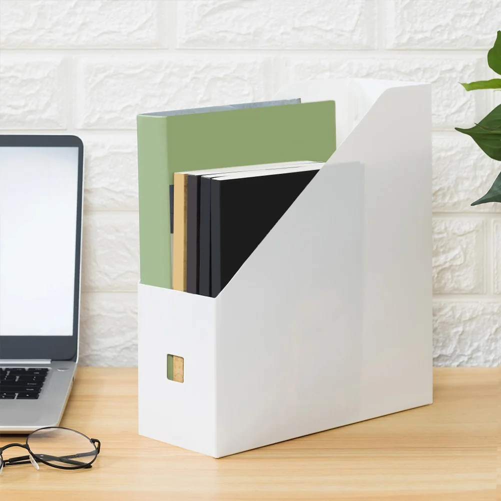 

3pcs Rack Storage Box Desktop Document Organizer Magazine Holder Plastic File Holder Book Storage Rack for Mail