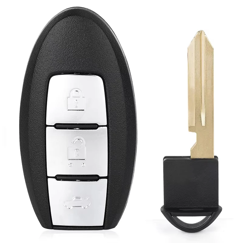 JsHonYu TWB1G694 433.92MHz PCF7952A ID46 Chip 3 Button Smart Remote Key Fob Fits Nissan Lannia 2016 Proximity