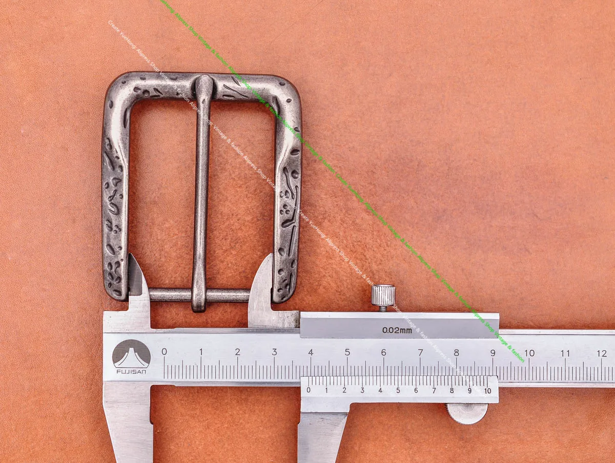 Strong Metal Solid Vintage Silver Casual End Bar Pin Buckle Diy Leathercraft Jeans Western Belt Buckle Replacement Fit 38mm - Image 6