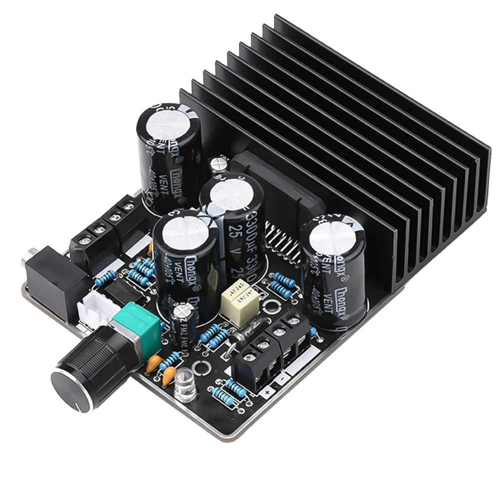 DC 12V-18V High-power Digital Power Amplifier Board Class AB Vehicle HIFI Power Amplifier Module 2.1 Channel 80W*2 120W