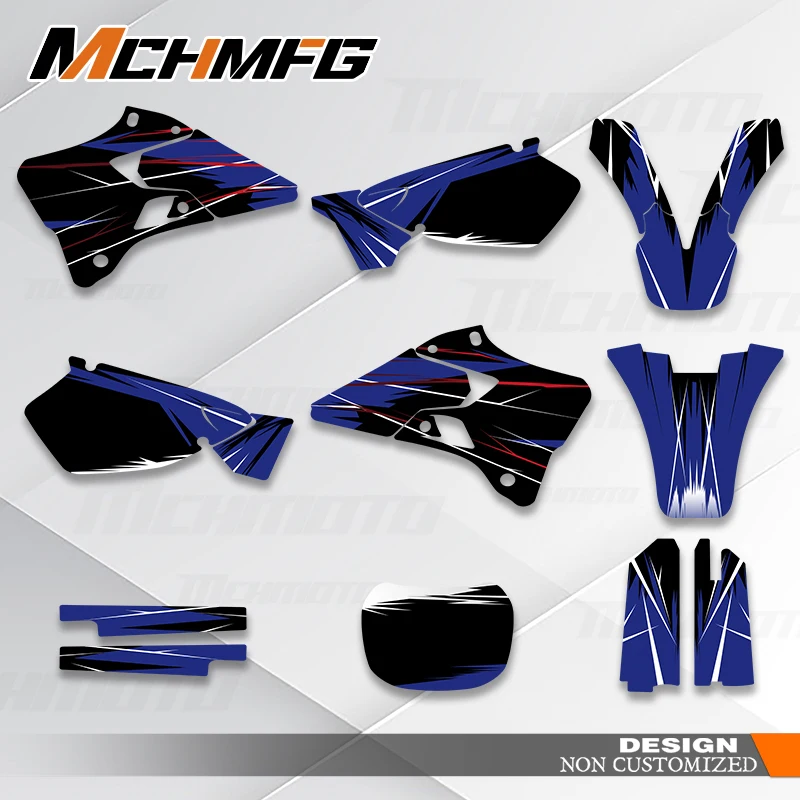 MCHMFG  Complete Graphics For YAMAHA YZ125 YZ250 1996 1997 1998 1999 2000 2001 Motorcycle Decal Sticker